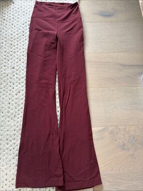 lululemon athletica Boot Cut Flare Pants in Burgundy